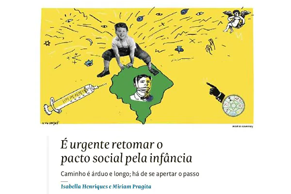 É urgente retomar o pacto social pela infância