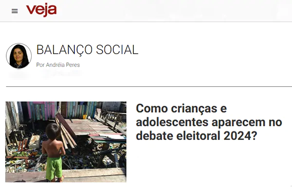 Como crianças e adolescentes aparecem no debate eleitoral 2024?