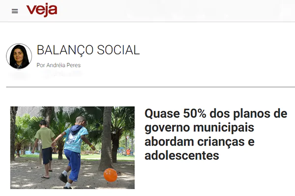Quase 50% dos planos de governo municipais abordam crianças e adolescentes